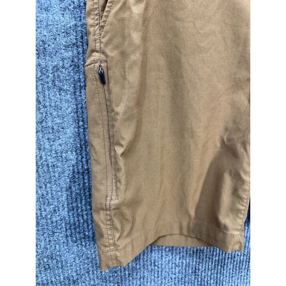 Prana Alameda Shorts Mens 34 Brown Tan Standard Fit Stretch Cargo Nylon 9” Ins. - Picture 3 of 10